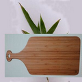 Eco Friendly Bamboo Cutting Board, Med Size Paddle